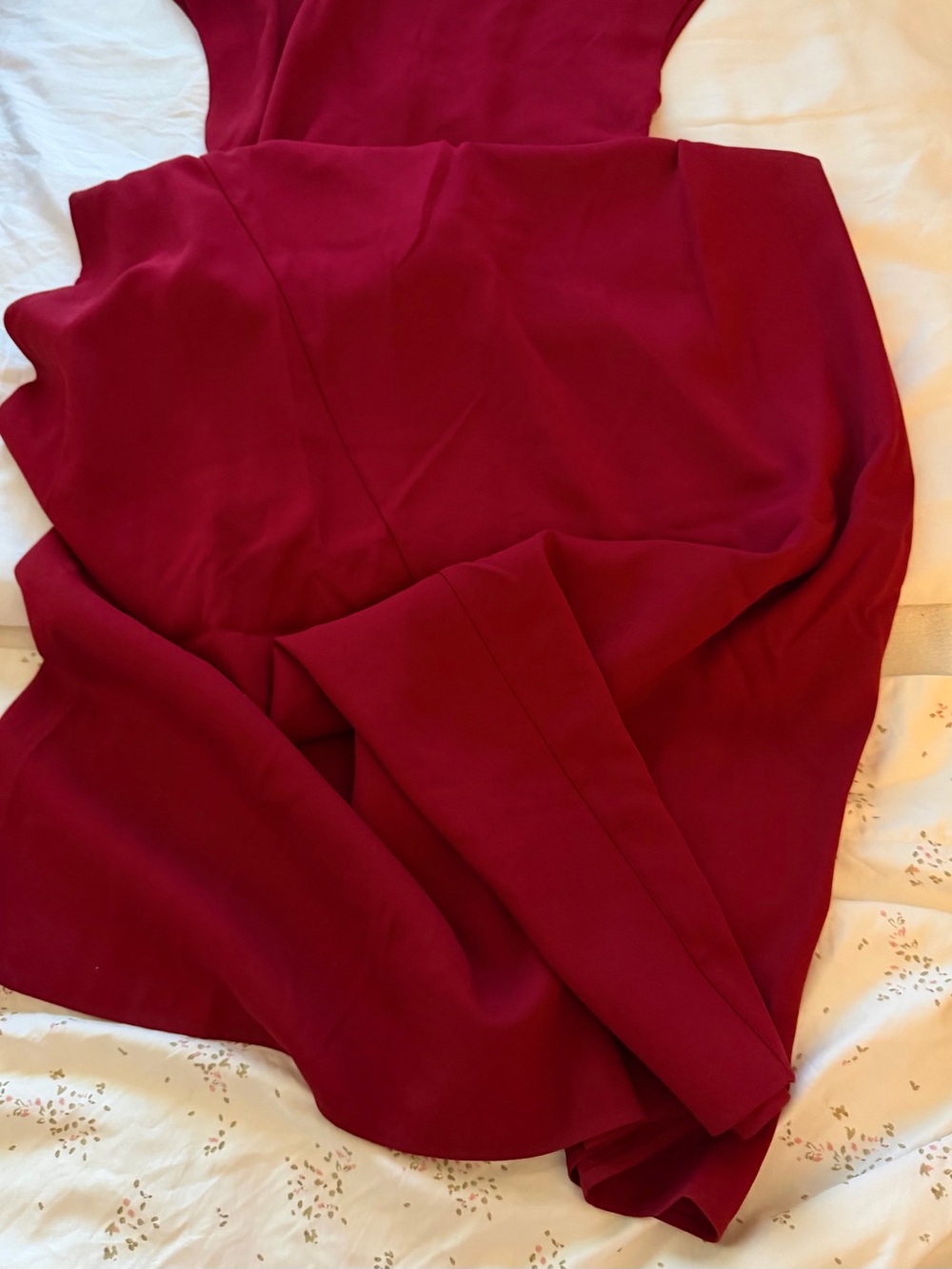 STAUD Zaya Draped Maxi Dress Red Size 0 NWT Designer Gown - Picture 12 of 14